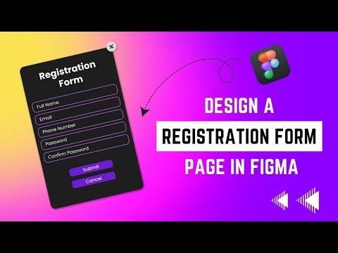 How to Design a Registration Form in Figma | Registration Page UI Design