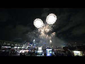 2022 WEBN Fireworks Full Display Cincinnati Western Southern Rozzi's Famous