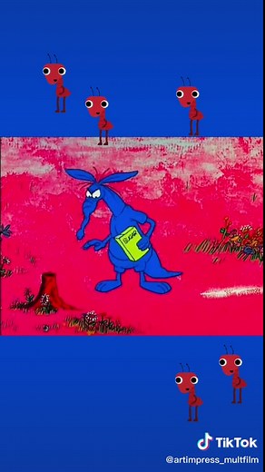 The Ant and the Aardvark. Friz Freleng. (USA, 1969–1971). #cartoon #animation #ant #aardvark #animation #pink