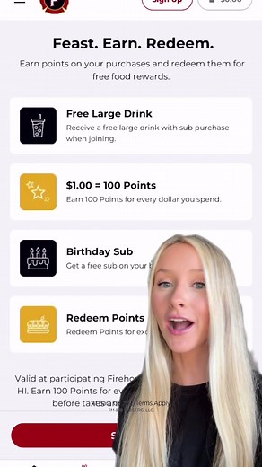 #ad Feast your way to FREE subs! Sign up for Firehouse Rewards through our app and start earning today.