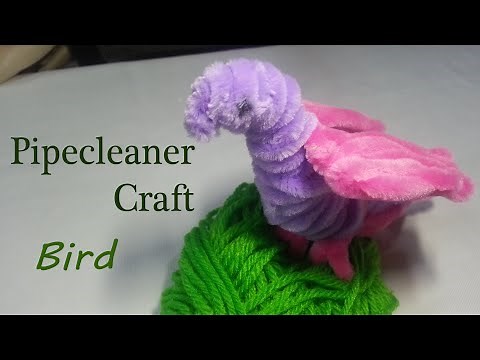 Pipe Cleaner Crafts - Bird