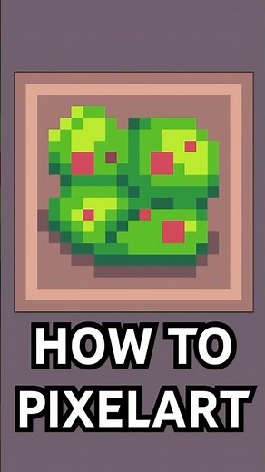 Learn How To Pixel Art in 30s or Less! Drawing Farm Crops #pixelart #devlog