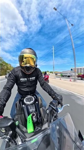 Good company, fast bikes, and the open expressway. What more do you need?