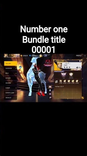 number one bundle title 00001 #freefireshorts #proxy #trending #viral
