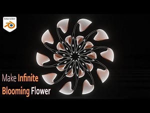 Blender Tutorial - Create This Infinite Blooming Flower Animation in Blender