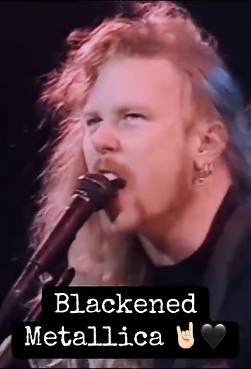 Metallica Live Performance of Blackened in California 1989