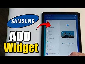 How to Add Widgets to Home Screen on Samsung phone or tablet