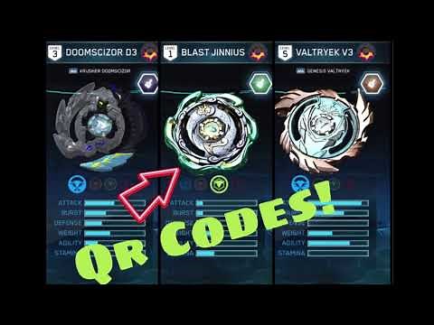 Blast Jinnius, Valtryek V3(Recolour) & Doomscizor D3 Qr Codes!