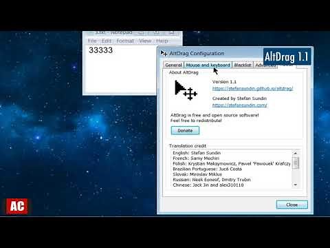 Center Window with Alt + Click on Windows-AltDrag