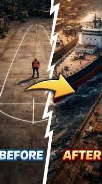 “From Steel to Sea Monster 🚢🔥 | Ship Construction Transformation”