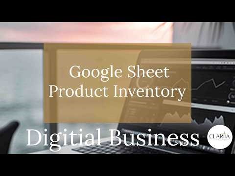 Google Sheet with Product Inventory