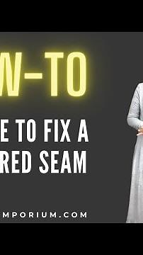 HOW-TO TIP | Bounce A Puckered Seam