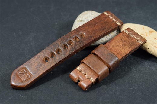 Old Oil Brown I Saddle Leather Vintage Watch Strap, 20/18-115/75 Mm (741) - Etsy