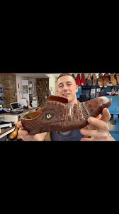 WOW! The crocodile skin shoe repair was one of my favourote restorations from my channel, turned out amazing. #shoegoals #bootseason #restoredkicks #shoelove #bootaddict #vintageshoes #bootrestoration #shoecollection #restoredfootwear #shoerepair | danthecobbler