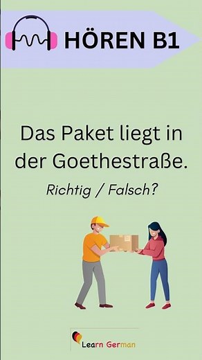 #12 B1 Hören üben | Practice Listening Skills in German B1 | Learn German | Goethe Zertifikat B1