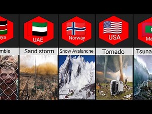 Comparison: Natural Disasters Of Different Countries