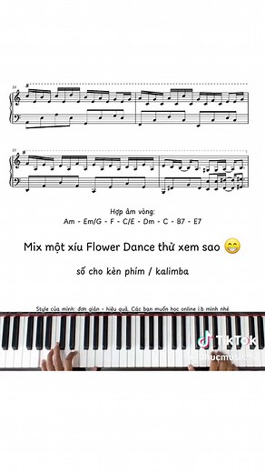 Hợp âm Kho Báu | (S)TRONG Sheet và Flower Dance