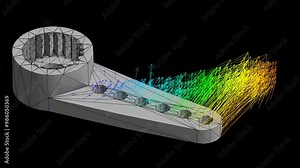 Mechanic simulation engineering - Stress and breakpoint analysis of Mechanical Mounting bracket under force and moment conditions