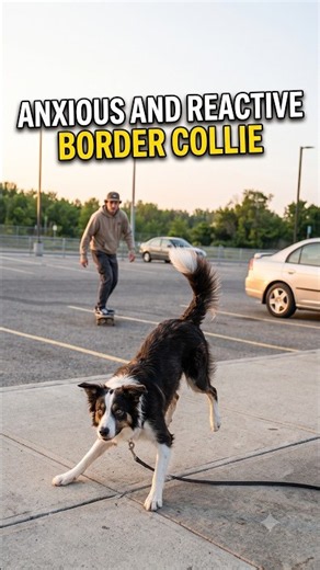 From Reactive to Calm,Getting there! Border Collie