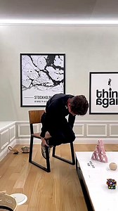 Can you sit on this chair? Paradox Museum Stockholm | Knowledge Dome