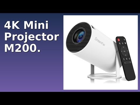 REVIEW (2025): 4K Mini Projector M200. Features.