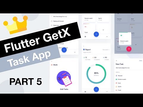 Flutter GetX Task Todo App Tutorial | App from Scratch Part 5