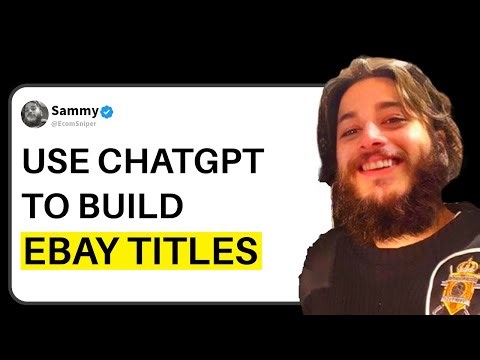 How To Use ChatGpt To Build Titles for Ebay With a List of Keywords #promptengineering