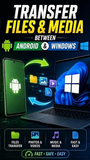 Transfer Your Files From Android to Windows or Windows to Android Without Any USB Connection