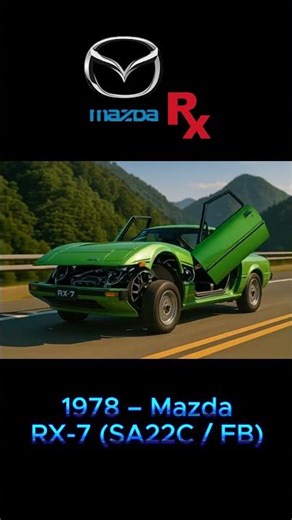 “Evolution of Mazda RX Series (1971–2003) | From RX-3 to RX-8 — The Rotary Legend”