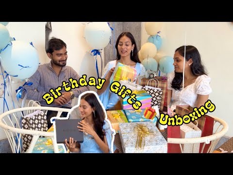 Birthday Surprise Gifts Unboxing 🎁 From My Man 💖 || I Wasn’t Ready For This 😭