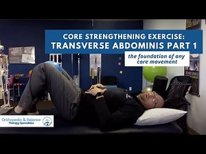 STRENGTHEN YOUR CORE | Transverse Abdominis Exercise Pt. 1