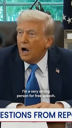 618K views · 17K reactions | Like the Founders intended, Trump defines free speech according to a bonkers math ratio | The Daily Show | Facebook