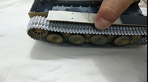 1/32 Assembled Workable Metal Track Set with Wire for FOV German Panther Panzer V Ausf. G Tank Late Model Kit