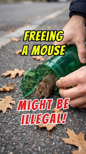 🐭🤔Before Releasing a Mouse from a Live Trap, Watch This!