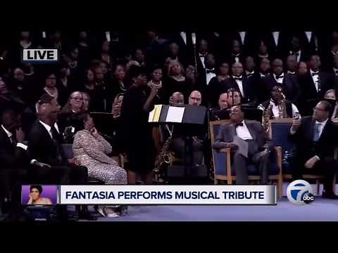 Fantasia Sings at Aretha Franklin’s Funeral| Precious Lord Take My Hand| Tribute| IN THE KNOW
