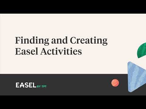 How to Find and Create Easel Activities on TpT | Teachers Pay Teachers