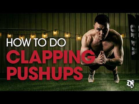 How to Do Clapping Pushups Properly | Death Fitness Exercise Demo
