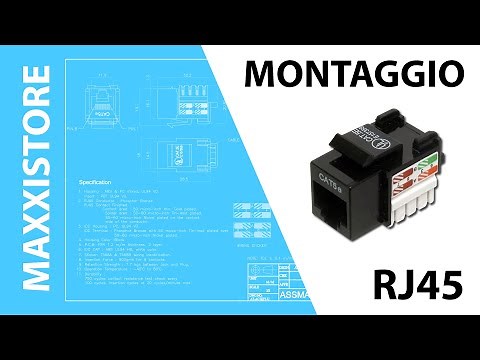Guide to connecting an RJ45 keystone network jack
