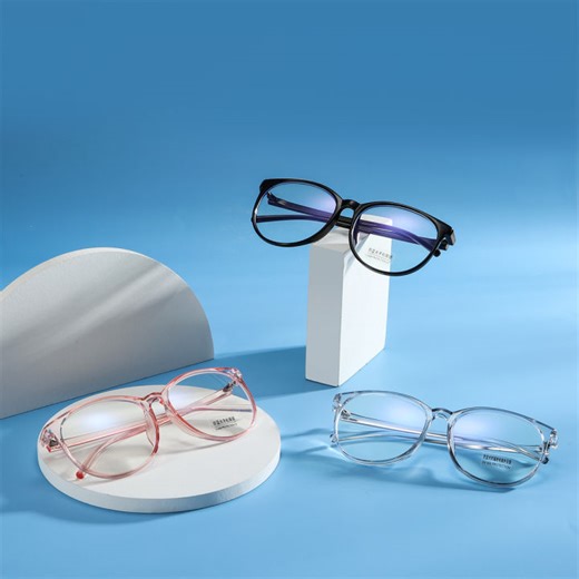 OQ BOGA 4 Colors Unisex Fashion Oval Frame Metal Hinge Anti Blue Light Radiation Computer Glasses Women Men Eye Protection Eyewear | Lazada