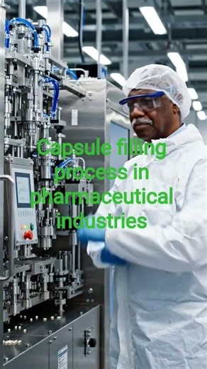 capsule filling processing in pharmaceutical industries
