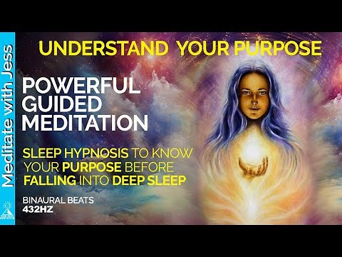 SEE and FEEL Your SOUL'S PURPOSE. Sleep Hypnosis/Guided Meditation. Travel With Your Intuition.