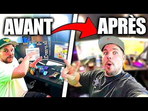 4 MONTHS LATER... IT'S FINALLY HERE 🙏 New Gaming Desk 2023! (setup)