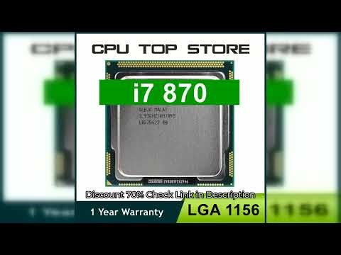 Used Core i7 870 2.93GHz Quad-Core L3 8M Processor Socket LGA 1156 CPU SLBJG 95W
