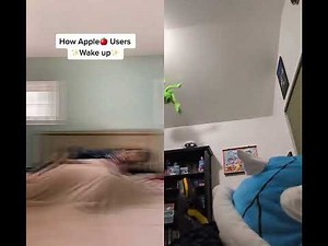 how android and apple users wake up