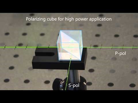 Polarizing Cubes for High Power Application
