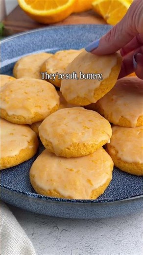 Easy Glazed Orange Cookies #recipe #easyrecipe #cookies