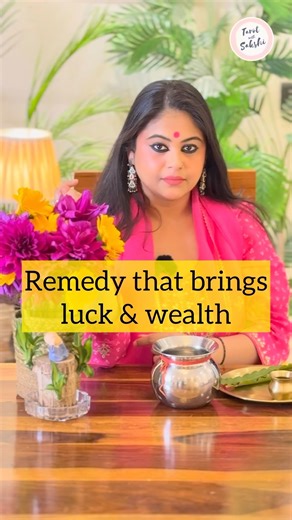 Sakshi Singhal on Instagram: "Astrologer’s Ritual for Prosperity, Wealth, and Family Harmony . The ritual is said to eliminate issues related to prosperity, wealth, abundance, and family problems. The ritual involves using a small bowl with water, turmeric, salt, holy water, and ashoka leaves. The speaker suggests sprinkling this holy water on all houses, and if ashoka leaves are not available, using one’s own hands. If this remedy is done for 21 days, it will bring a lot of prosperity, includin
