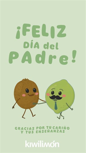 Hoy queremos felicitar a todos los papás que dan lo mejor de sí cada día. 💙 Gracias por su amor, su ejemplo y por siempre estar ahí. ¡Feliz Día del Padre! 👨‍👧‍👦🎉 | kiwilimón