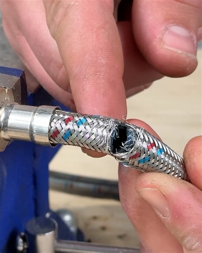 Braided hose repair hack | Magic Hands Creations