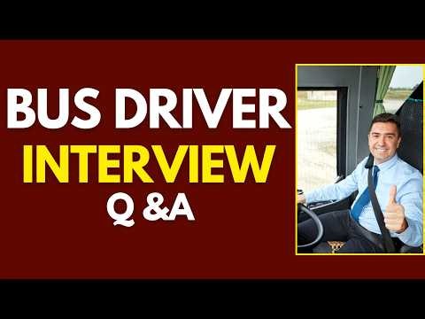 Top 25 Bus Driver Interview Questions And Answers for 2026